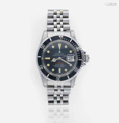 A men s stainless steel watch, Rolex Submariner Ref. 1680