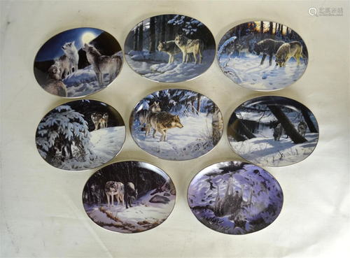 Bradford Exchange Plates - "Winter Shadows"