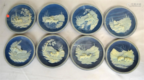 Incolay Plates "North America Wildlife Heritage"