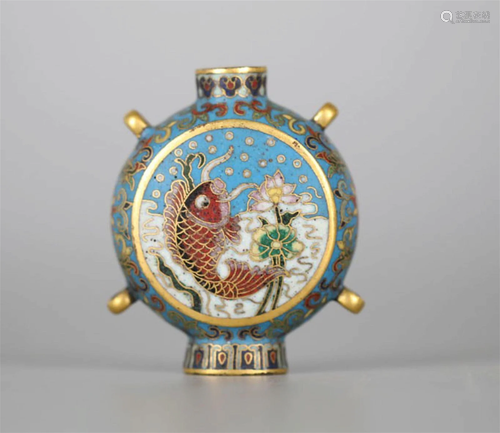 Chinese Cloisonne Snuff Bottle