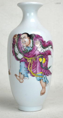 A Chinese Famille Rose Vase