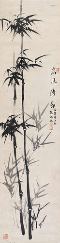 （1865-1936） 段其瑞 高风清节 立　轴　水墨纸本