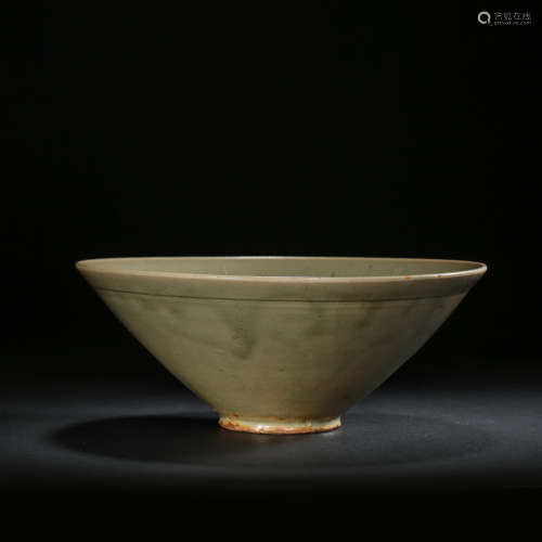 CHINESE NORTHERN SONG DYNASTY YAOZHOU WARE BLUE GLAZE BOWL