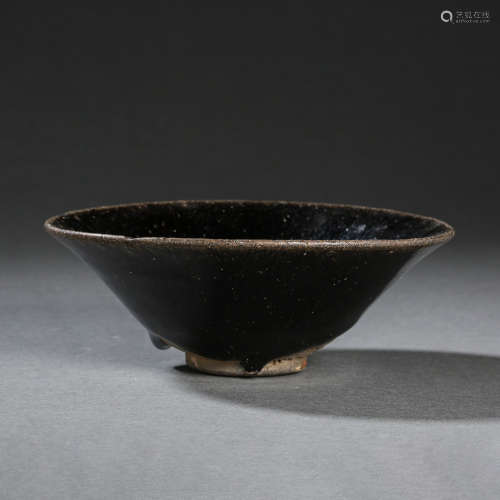 JIAN WARE BLACK GLAZED BUCKET CUP, SOUTHERN SONG DYNASTY, CH...