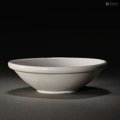 DING WARE WHITE PORCELAIN BOWL, SONG DYNASTY