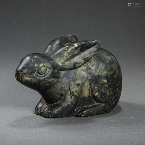 CHINESE TANG DYNASTY STONE RABBIT