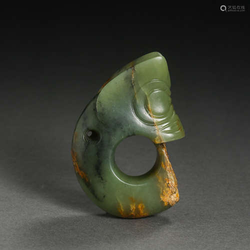 JADE PIG DRAGON, HONGSHAN PERIOD, CHINA