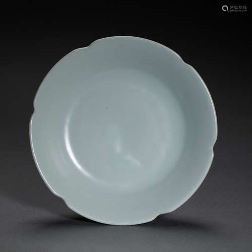 CHINESE SOUTHERN SONG DYNASTY LONGQUAN WARE BLUE GLAZED FLOW...