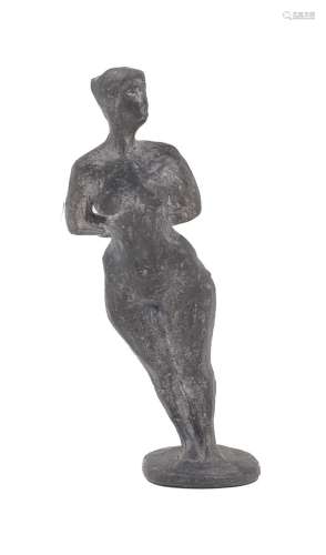Nigel Konstam, British b.1932 - Standing female nude; alumin...