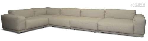 Jasper Morrison, two ‘Soft’ modular L shaped sofas for Vitra...