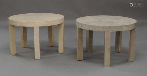 Armani Casa, a near pair of `Ottawa` side tables, circa 2015...