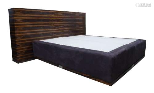 Savoir, a contemporary Macassar double bed, with Macassar ve...