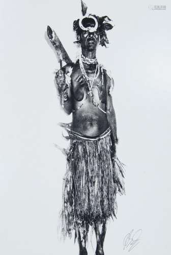 David Bailey CBE, British b.1938- Untitled (Papua New Guinea...