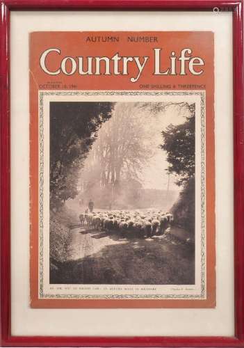 A Facsimile Cover for Country Life, Autumn Number, October 1...