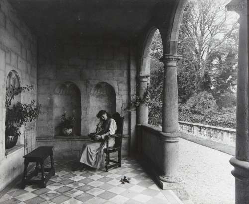 British School, late 19th/early 20th century- A young woman ...