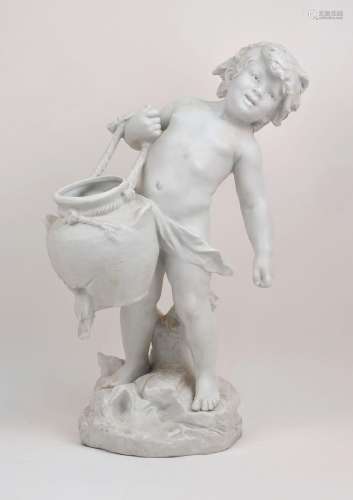 After Auguste Moreau, French, 1834-1917, a bisque figure of ...