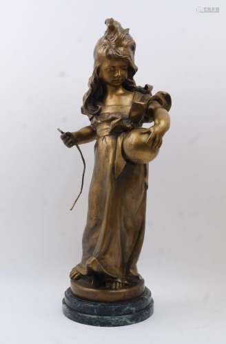 After Anton Nelson (active 1801-1910), a gilt-bronze model o...
