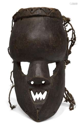 A Salampasu mask, DRC, Congo, second half 20th century, of o...