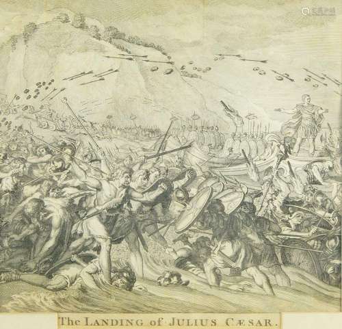 Simon François Ravenet, French 1706-1774- The Landing of Jul...