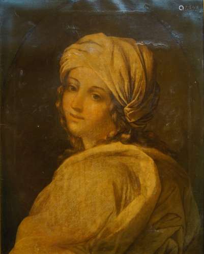 After Guido Reni, Italian 1575-1642- Portrait of Beatrice Ce...