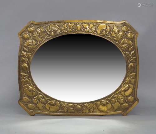 An Arts & Crafts style mirror, second half 20th Century,...