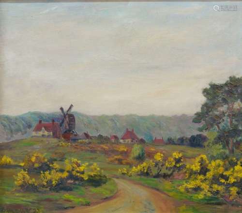 B Searle, British school, early/mid-20th century- Landscape ...