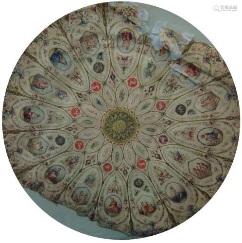 European School, late-18th century- Ceiling decoration for a...