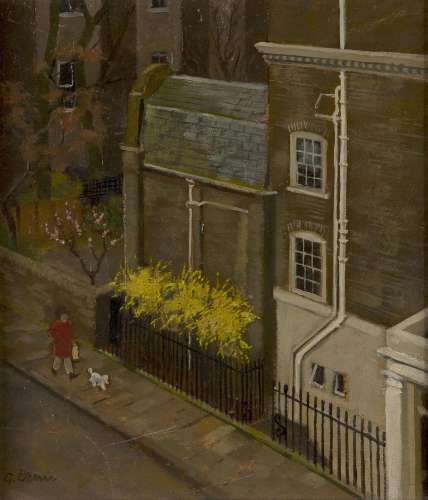 Geoffrey Benn, British, 20th century- Kensington Spring; oil...