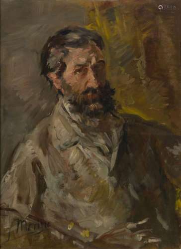 Edmund Pick-Morino, Austrian, 1877-1958- Self portrait; oil ...