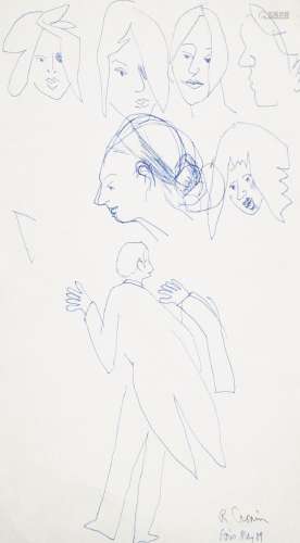 Robert Cronin, American b.1936- Untitled sketches, May 1989;...