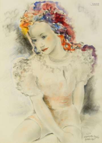 Mariette Lydis, Austrian 1887-1970- Portraits of Mila; penci...