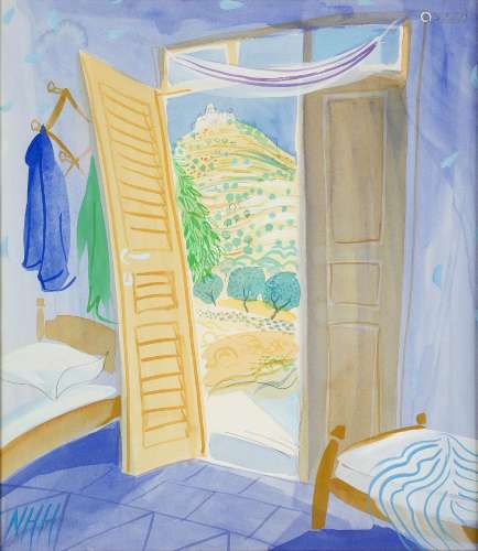 Nicholas Hely Hutchinson, British b.1955- Bedroom Door, Sifn...
