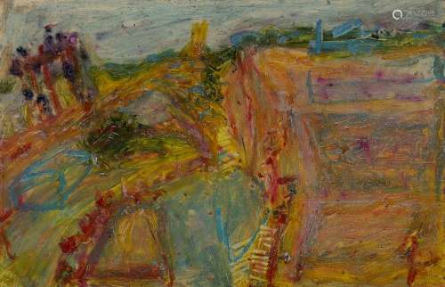 Vicki Reynolds, British b. 1946- Untitled landscape; pastel ...