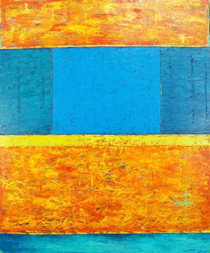Garry Foye, Australian b.1946- Untitled abstract; oil on can...