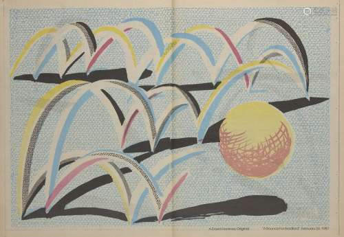 David Hockney OM CH RA, British b.1937- A Bounce for Bradfor...