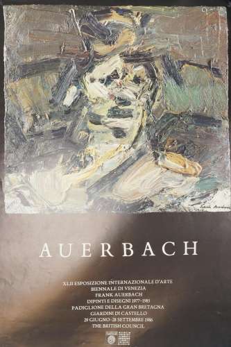 Frank Auerbach, British b.1931- British Council Poster, 1986...