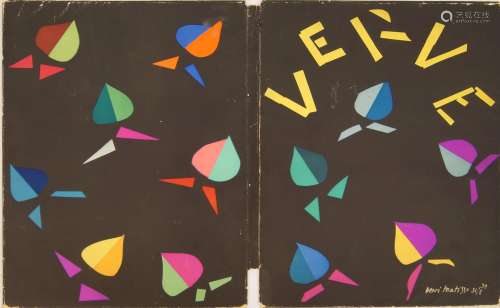 Henri Matisse, French 1869-1954- Cover design to Verve, Volu...
