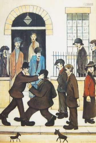 After Laurence Stephen Lowry RA RBA, British 1887-1976- offs...