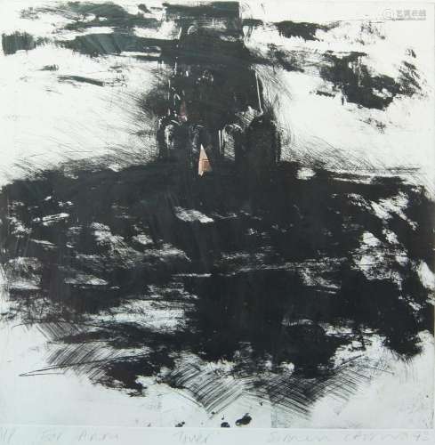 Simon Casson, British b.1965- Tower, 1992; etching, signed, ...
