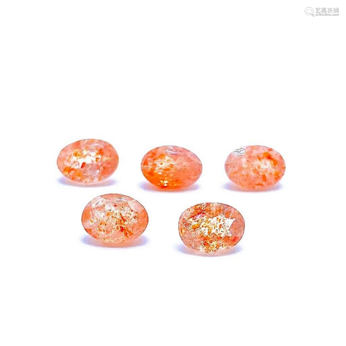 Lot Of 5 Stunning Sunstones