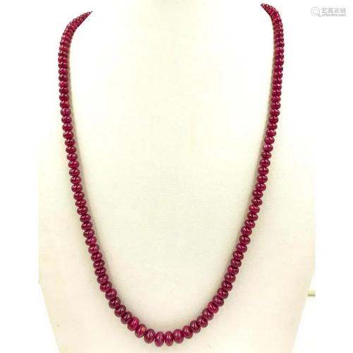 Ruby Beads Necklace