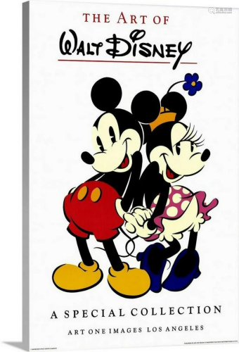 Mickey Mouse Commercial Gallery 1991 Canvas Reproduction