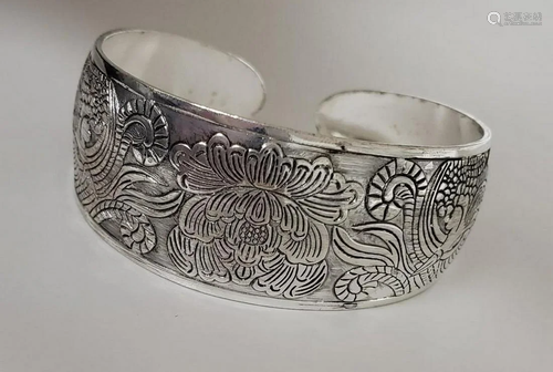 Tibetan Silver Ladies Bangle