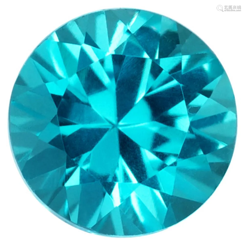 Natural Sri Lankan Extra Fine Round Cut Blue Apatite