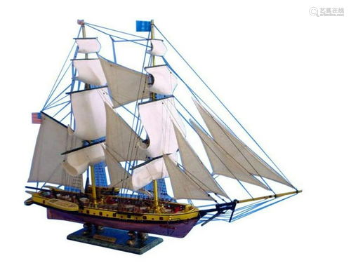 Wooden Brig Niagara Limited Tall Model Ship 36"