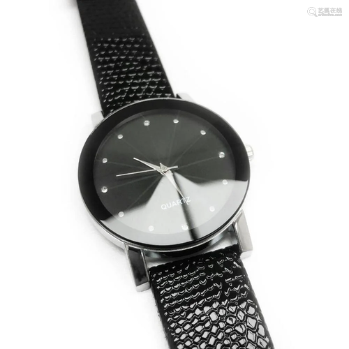 Large Quartz Stainless Steel Watch