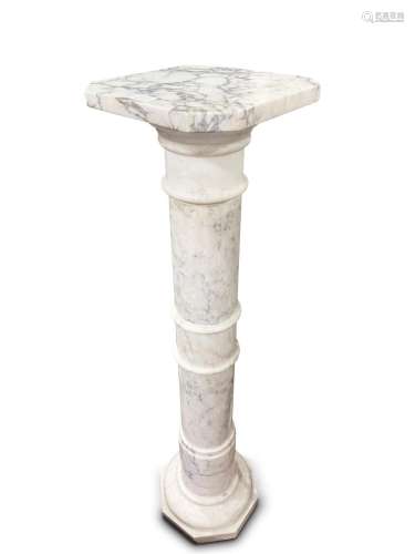 19th Century Italian Marble Pedestal,