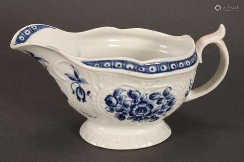 18th Century Dr Wall Sauce Boat, c.1780,