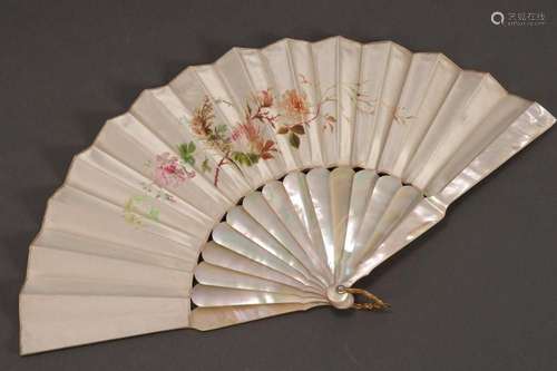 French Mother of Pearl Fan,