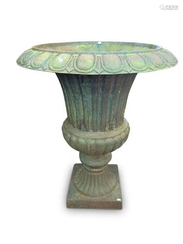 Large Cast Iron Urn,